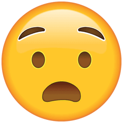 Anguished Face Emoji Free Photo Icon - Free PNG