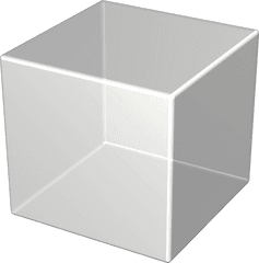 Renderings Of Transparent Boxes - Transparent Box Transparent Background Png