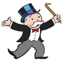 Monopoly Uncle Rich Party Male Pennybags Man - Free PNG