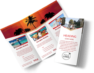 Leading Travel Agents Brochure Template - Brochure Of A Travel Agency Png