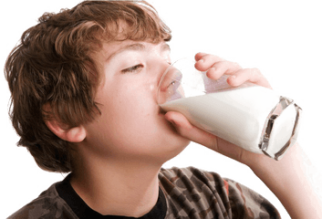 Drinking Milk Png Pic - Drinking Milk Transparent Background
