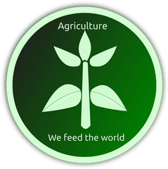 Agriculture Farm Logo Badge - Agriculture We Feed The World Png