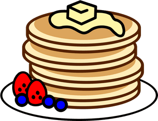 Yellowpancakedish Png Clipart - Royalty Free Svg Png Cartoon Transparent Pancake