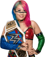 Asuka Sdlve Womens Champion 2019 Png - Asuka Wwe Smackdown Championship