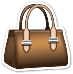 Handbag - Emoji Bolso Whatsapp Png