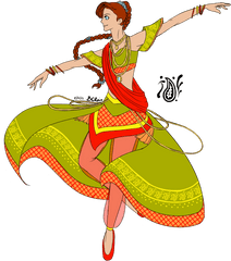 Clipart Png - Indian Dance Clipart