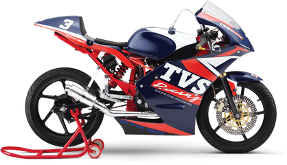 Download Hd Tvs Apache Gp 165r - Tvs Race Bike Transparent Black Gsxr 600 2009 Png