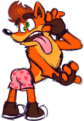 Png - Crash Bandicoot Gay Ass