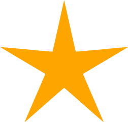 Orange Star 3 Icon - Yellow Star Png