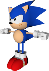 Hedgehog Customs - Sonic With A Bow Tie Png