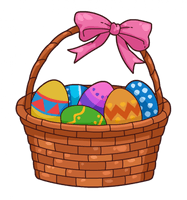 Basket Egg Images Easter Free Clipart HD - Free PNG