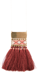 Download Boho Tassel Necklace Rose - Tassel Png Image With Dyed