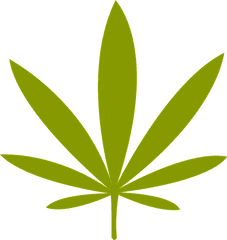 Download Weed Transparent Png - Simple Marijuana Leaf