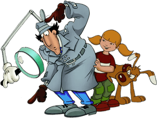 Inspector Gadget Penny And Brain - Inspector Gadget Cartoon Png