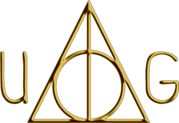 Download Hd Dumbledoreu0027s Army - Deathly Hallows Transparent Deathly Hallows Gold Transparent Png