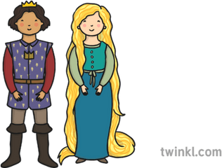 Prince Charming Rapunzel Illustration - Twinkl Letter Formation K Png