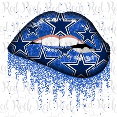 Dallas Cowboys Lips - Dallas Cowboys Lips Svg Png