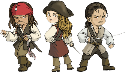 Baby Jack Sparrow - Jack Sparrow Cartoon Png