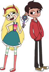 Amo Marco Y Yo Digo Muxo - Star Butterfly And Marco Diaz Png