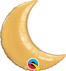 Crescent Moon Foil Balloons - Crescent Moon Png