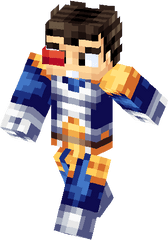 Vegeta Skin Minecraft Skins - ImÃ¡genes De Vegeta De Minecraft Png