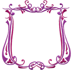 This Page Is Dedicated To Memory Of June - Bugg Fancy Pink Fancy Border Frame Png