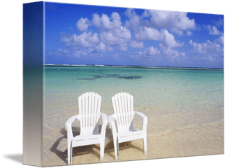 White Beach Chairs - Chair Png