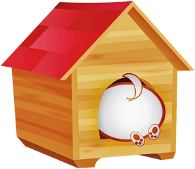 Transparent Dog In Doghouse Clipart - Dogs House Png