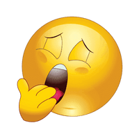 Sleepy Emoji Free PNG HQ