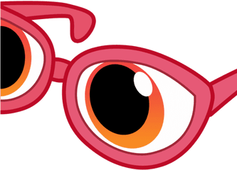 Eyes With Glasses Png Transparent - Eyes With Glasses Clipart
