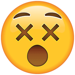 Dizzy Face Emoji Icon Download Free - Free PNG