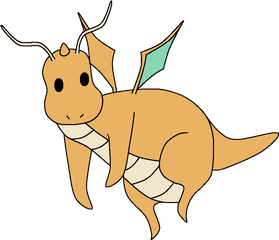 Download Curious Dragonite - Cartoon Png