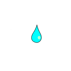 Tears Picture Black And White Library - Anime Water Drop Png