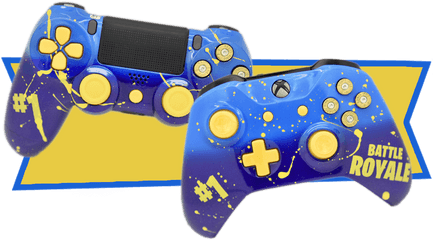 Victory Royale Png Transparent - Victory Royale Xbox And Cool Custom Controllers