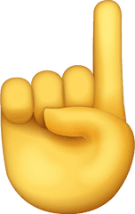 Index Finger Emoji Free Icon HQ - Free PNG