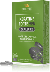 Keratine Forte Men - Capsules Biocyte Iron Png