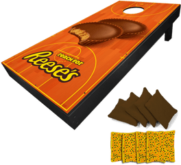 Reeses Cornhole Boards - Chocolate Png