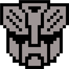 Pixilart - Transformers Logo Pixel Art Png