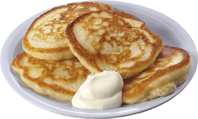 Pancakes In Plate Png Image - Pancakes On A Plate Png