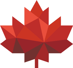 Geometric Maple Leaf - Illustration Png