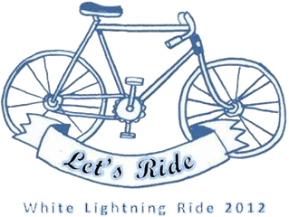 White Lightning Logo - We Run Events Ride Bikes Png