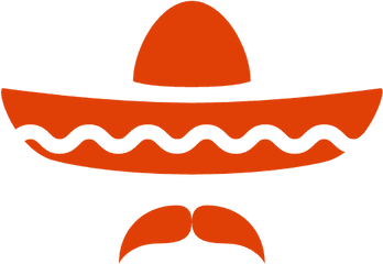 Can T Find The Per - Mexican Sombrero Clipart Black And White Png