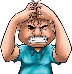 Stress Cartoon Png 4 Image - Controlling Anger