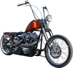 Bobber Motorcycles Ape Hangers - Bobber Motorcycle Png