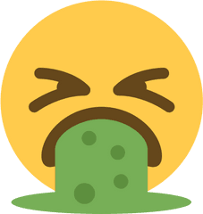 This Emoji Is Giving Shrek - Android Throw Up Emoji Png
