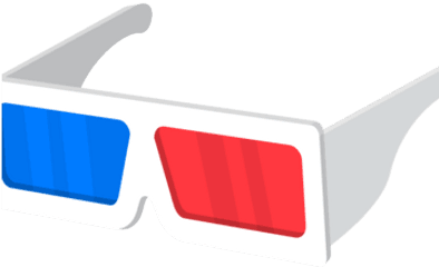 White 3d Glasses Box Critters Wiki Fandom - 3d Glass Png