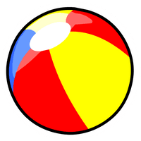 Rainbow Ball Beach Free Download Image - Free PNG
