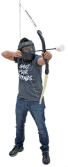 Mobile Archery Tag Games In Grand Rapids Michigan - Archery Athlete Transparent Png