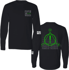 Fade Long Sleeve Tee Panic - 2019 Panic At The Disco Tour Shirts Png