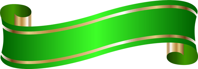 Elegant Banner Green Png Clip Artu200b Gallery Yopriceville - Green Ribbon Banner Png